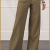STUDIO ANNELOES - Lexie bonded trousers earth -STU240045