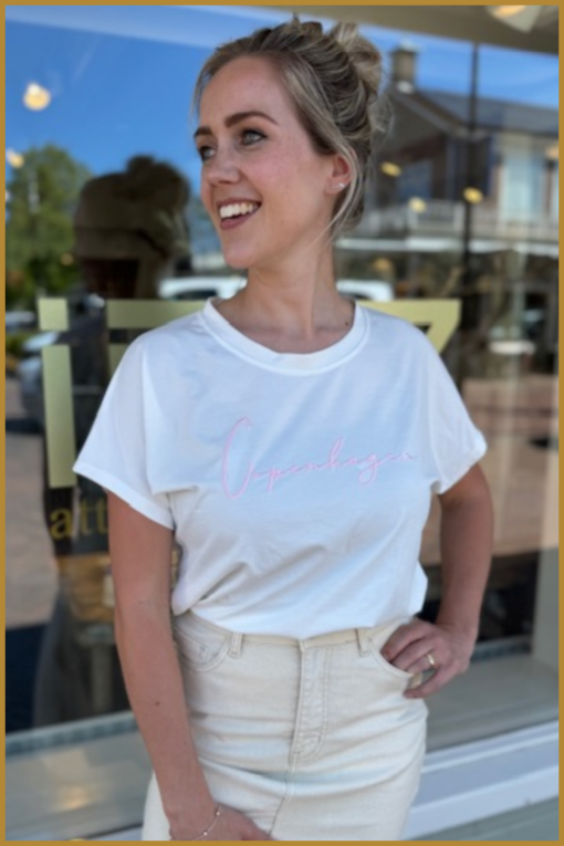 INUZ - Tshirt copenh ecru -INU240218