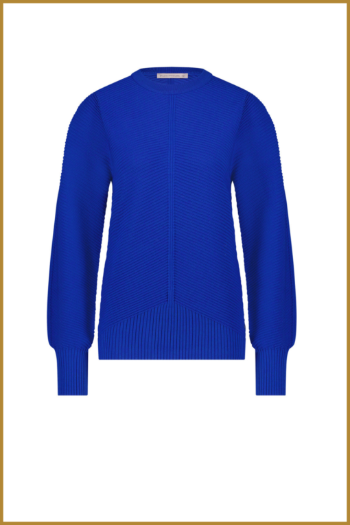 STUDIO ANNELOES - Erika rib pullover azure -STU240020 - Afbeelding 2