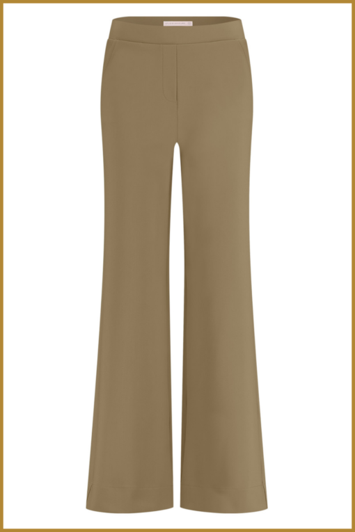 STUDIO ANNELOES - Lexie bonded trousers earth -STU240045 - Afbeelding 3