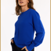 STUDIO ANNELOES - Erika rib pullover azure -STU240020
