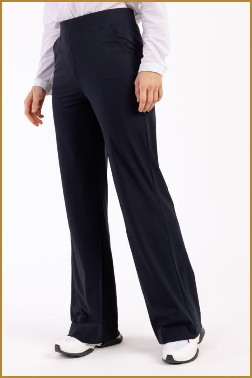 STUDIO ANNELOES - Marilon trousers dark blu -STU240043