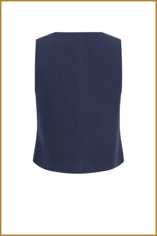 YDENCE - Gillet Dianne navy-YDE240036 - Afbeelding 3