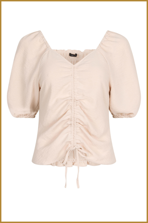 YDENCE - Top roselin cream-YDE24026