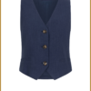 YDENCE - Gillet Dianne navy-YDE240036