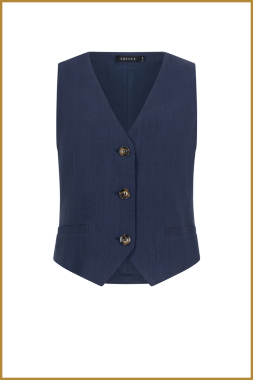 YDENCE - Gillet Dianne navy-YDE240036 - Afbeelding 2