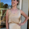 INUZ - Top satin goud -INU240220