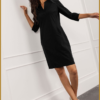 STUDIO ANNELOES- Simplicity dress zwart -STU240052X
