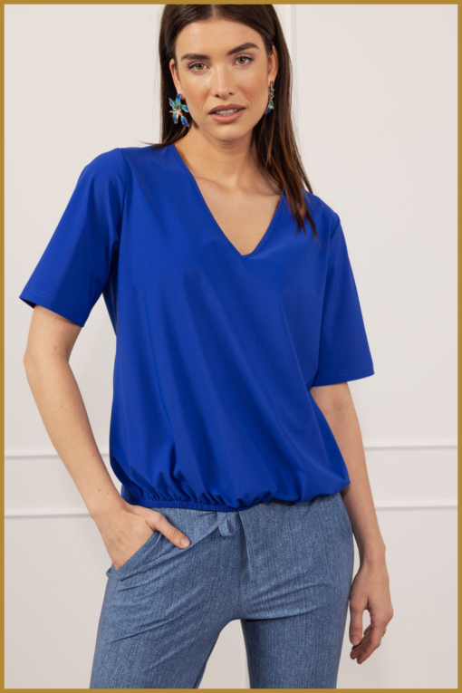 Studio Anneloes Vicky SL top blauw-STU240038