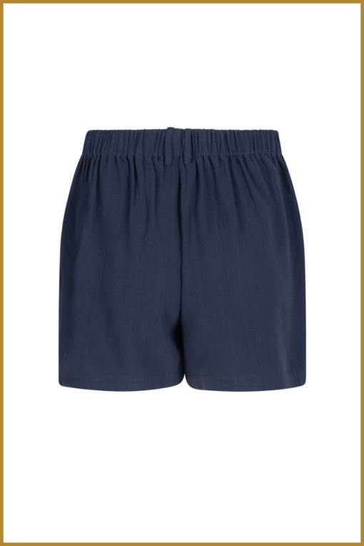 YDENCE - Short Lily navy -YDE240042 - Afbeelding 2