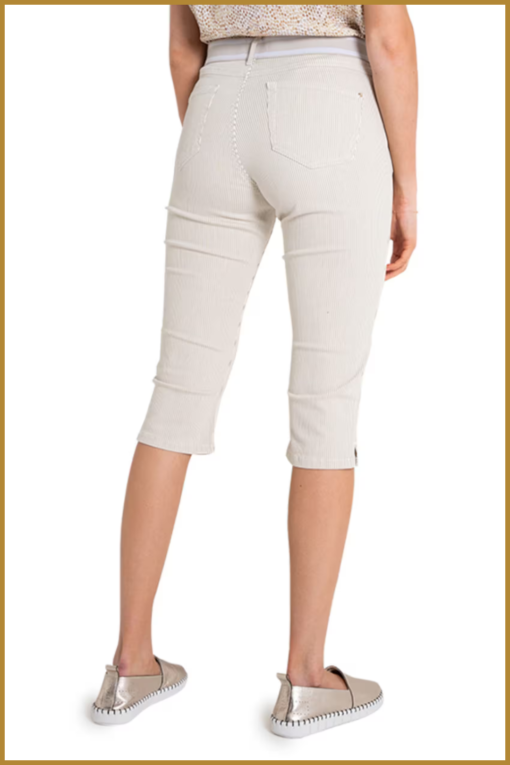 ANGELS - Ana capri sporty stripe denim -ANG240008 - Afbeelding 2