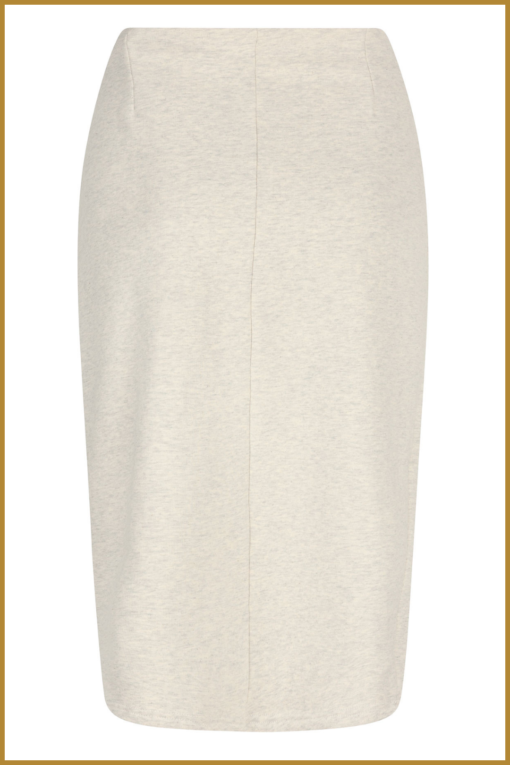 YDENCE - Skirt Devi grey melange-YDE240027 - Afbeelding 2