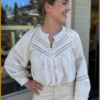 INUZ - Blouse Daily beige -INU240212