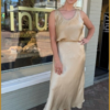 INUZ - Rok Satin goud -INU240221