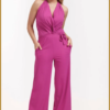 STUDIO ANNELOES - Elena halter jumpsuit new fucsia -STU240039