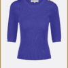 FABIENNE CHAPOT - Lillian Slim SS Pullover greco blue -FAB240062