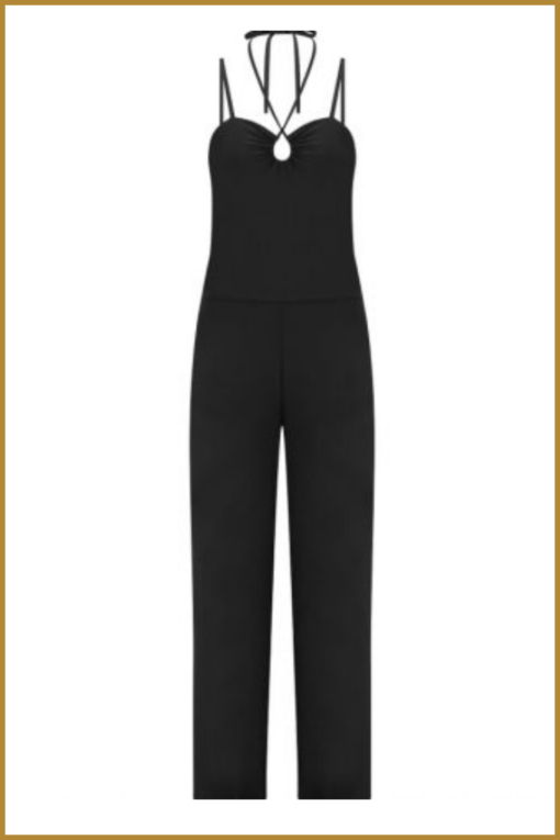 STUDIO ANNELOES - Jumpsuit Macey zwart -STU240074 - Afbeelding 2