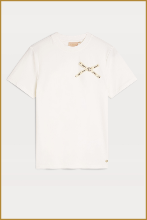 JOSH V dorie bow-off white-JOV240017 - Afbeelding 2