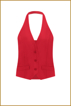 Alternative view of STUDIO ANNELOES - India gillet rood -STU24070