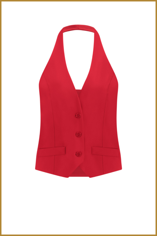 STUDIO ANNELOES - India gillet rood -STU24070 - Afbeelding 2