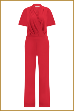 Alternative view of STUDIO ANNELOES -Grazia jumpsuit red -STU240065