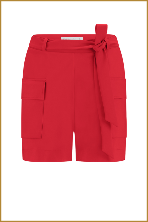 STUDIO ANNELOES -Jolie cargo bermuda rood -STU240069 - Afbeelding 2