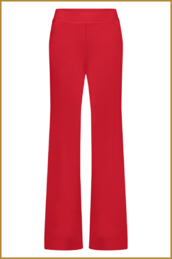 Alternative view of STUDIO ANNELOES - Lexie bonded trousers rood -STU240067