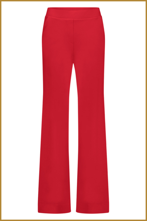 STUDIO ANNELOES - Lexie bonded trousers rood -STU240067 - Afbeelding 2