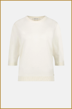 Alternative view of FABIENNE CHAPOT - Molly Button SS Pullover cosy white -FAB240063