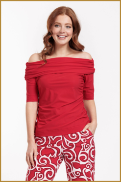 STUDIO ANNELOES - Aline top rood -STU240066