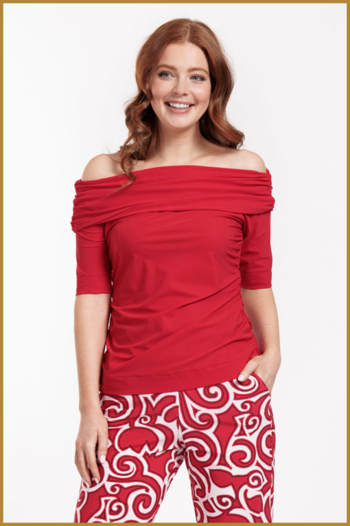 STUDIO ANNELOES - Aline top rood -STU240066