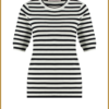 STUDIO ANNELOES - Luna stripe slv pullover -blauw-STU240075