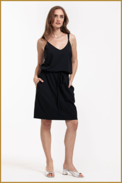 STUDIO ANNELOES - Rustique dress black -STU240049