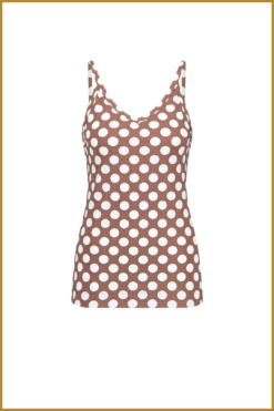 Alternative view of STUDIO ANNELOES - Vive dot top 1811 bruin-STU240101