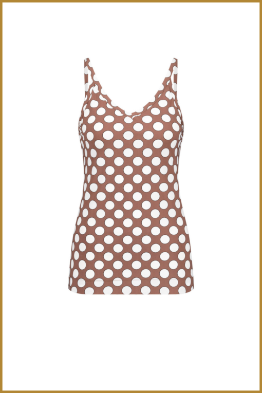 STUDIO ANNELOES - Vive dot top 1811 bruin-STU240101 - Afbeelding 2