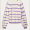 POM - PULLOVER - Striped Purple -POM240004