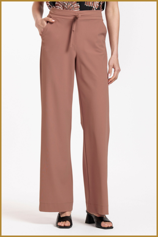 STUDIO ANNELOES -  Abigail trousers bruin -STU240095