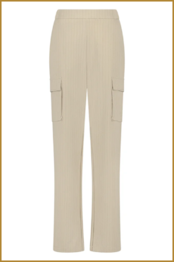 Alternative view of NUKUS - Hamburg Pants Stripe sand -NUK240002