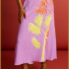 POM - SKIRT - Lilac Flower lila-POM240008