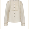 NUKUS - Myanmar Blouse offwhite -NUK240003