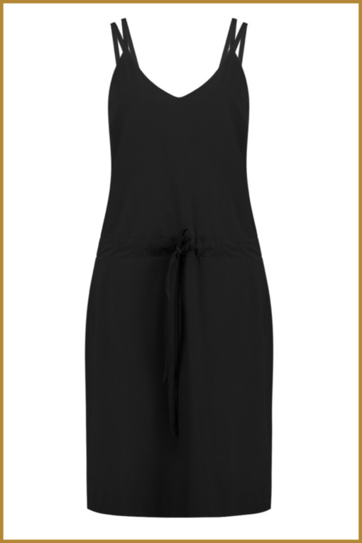 STUDIO ANNELOES - Rustique dress black -STU240049 - Afbeelding 2