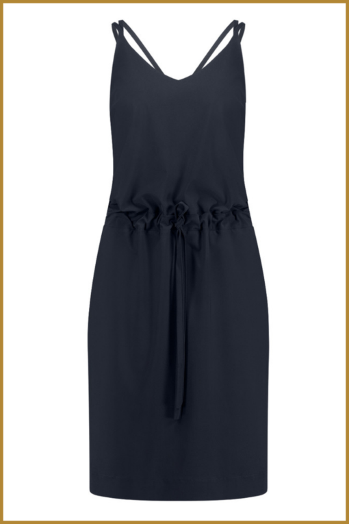STUDIO ANNELOES - Rutique dress dark blue -STU240048 - Afbeelding 2