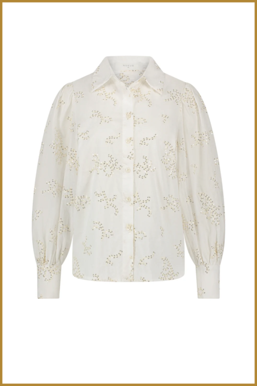 NUKUS -  Preston Blouse offwhite -NUK240005 - Afbeelding 2