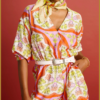 POM-- JUMPSUIT - Marrakesh Summer orange-POM240007