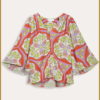 POM- BLOUSE - Marrakesh Summer orange -POM240006