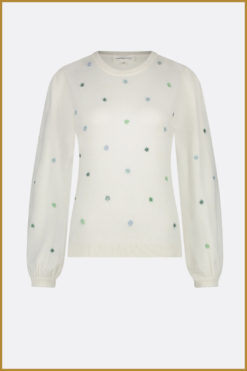 Alternative view of FABIENNE CHAPOT  Hilly Multi Pullover cosy white -FAB240076