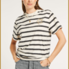 JOSH V roxy stripey-light ecru dark ash-JOV240013