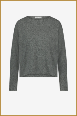 Alternative view of JL clay winter pullover-grey=-JAN240024