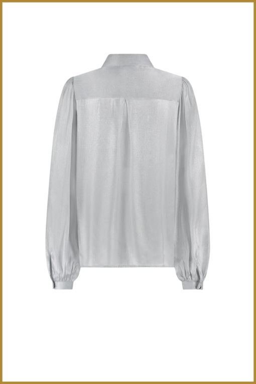 NUKUS  - Jolies Blouse silver -NUK240020 - Afbeelding 2