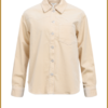 OBJECT - OBJLIVA L/S LO CORDUROY SHIRT beige -OBJ240041